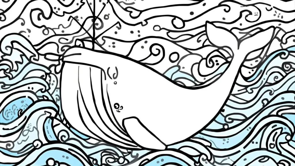 Keep the Oceans Blue Coloring Pages