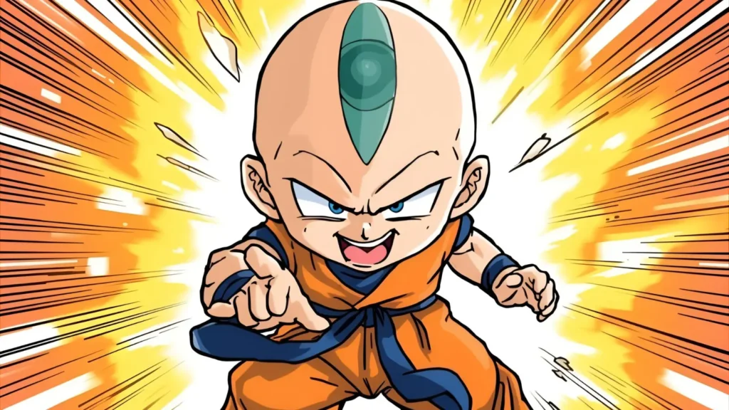 Krillin Battle Pose Pages