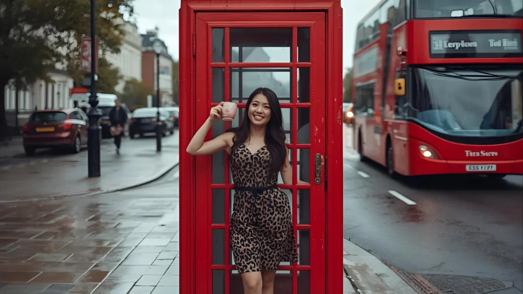 Pose with a red phone box for classic vibes. โ๏ธ
Cross Abbey Road like a legend. ๐ถ
Frame yourself under Tower Bridge. ๐
Spin your umbrella โ cinematic effect. โ๏ธ
Sit by the Thames at sunset. ๐
Peek through pastel Notting Hill doors. ๐ช
Hold your tea cup mid-laugh. โ
Capture motion with a passing bus. ๐
Mirror reflection shots on rainy days. ๐ง
Jump near Big Ben for that perfect freeze-frame. ๐ฐ๏ธ
Staircase aesthetics at St. Paulโs Cathedral. โช
Smile under fairy lights at Covent Garden. โจ
Look up โ always magic above. ๐
Let London frame your joy naturally. ๐ท