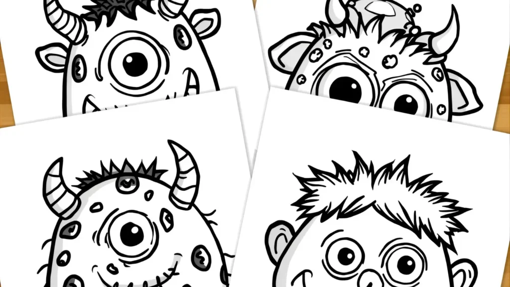 Monster Coloring Pages