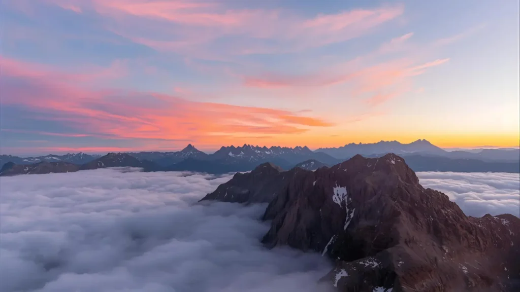 Mountain Sunset Short Captions for Instagram