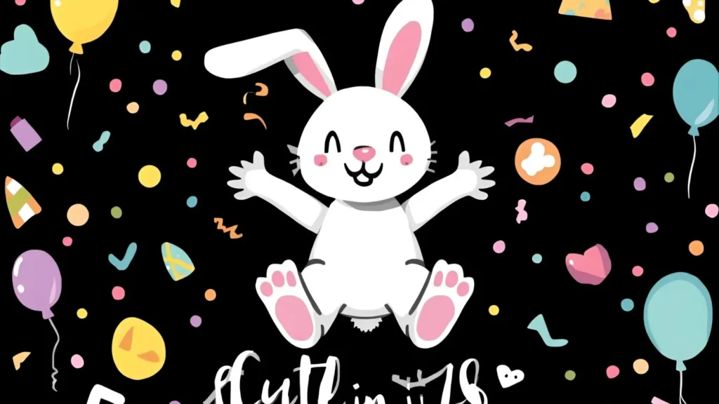 Party-Themed Easter Bunny Pages