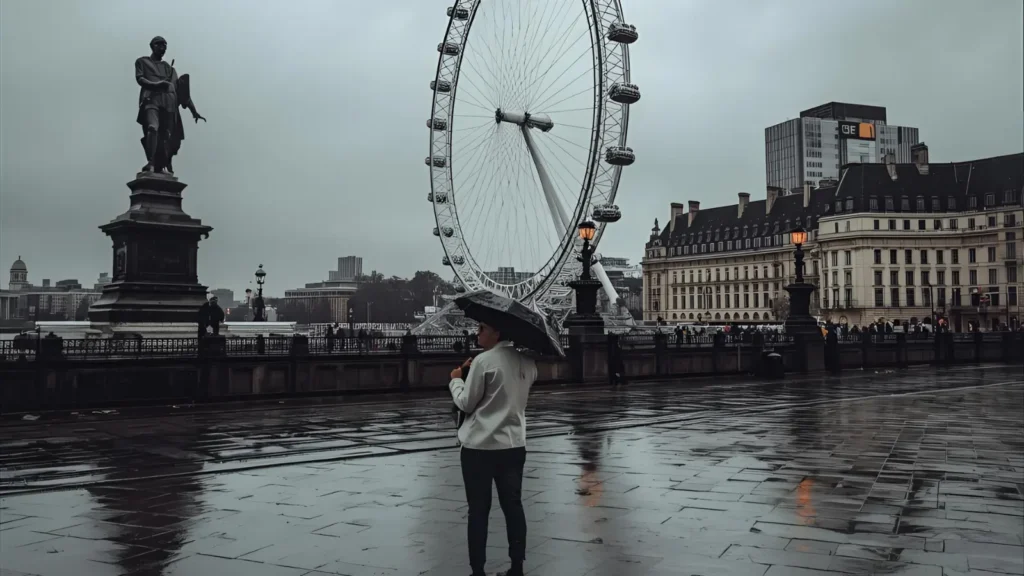 Rainy Day London Captions for Instagram