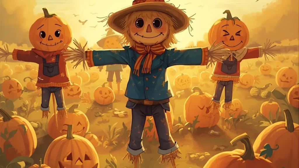 Scarecrow Coloring Pages