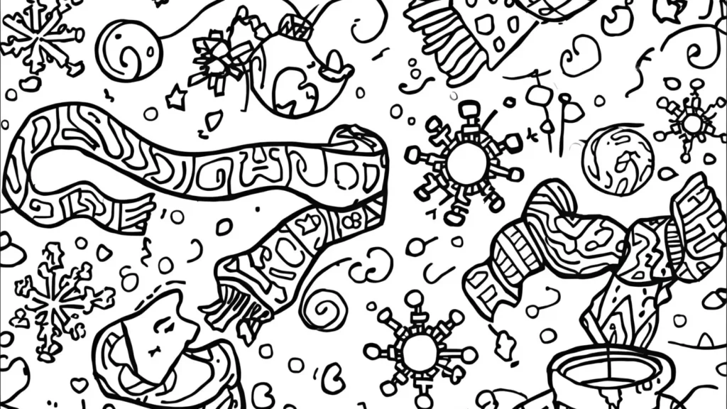 Snow Day Coloring Pages