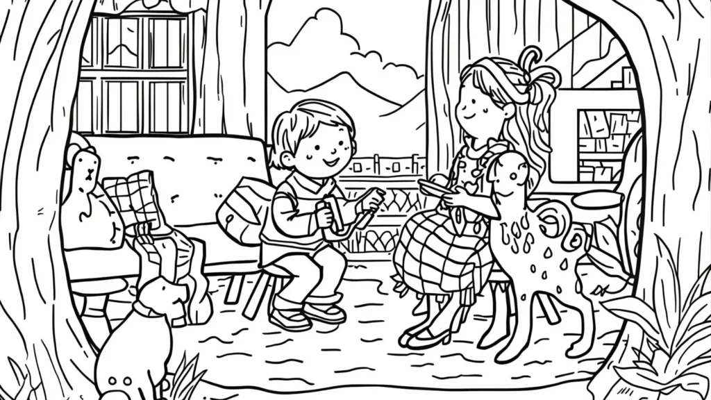 Storybook Easter Bunny Pages