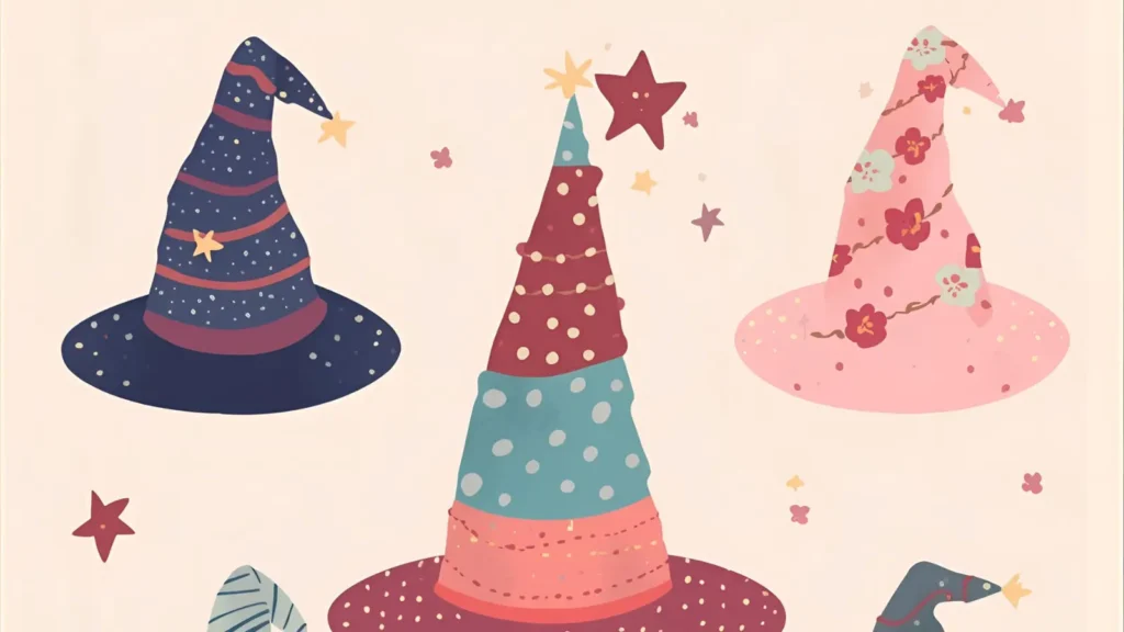 Wizard Hat Coloring Pages