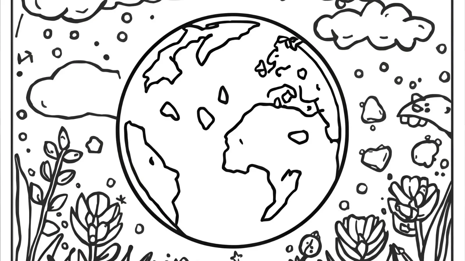 earth day coloring pages