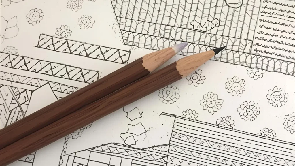 Kimono Pattern Coloring Pages