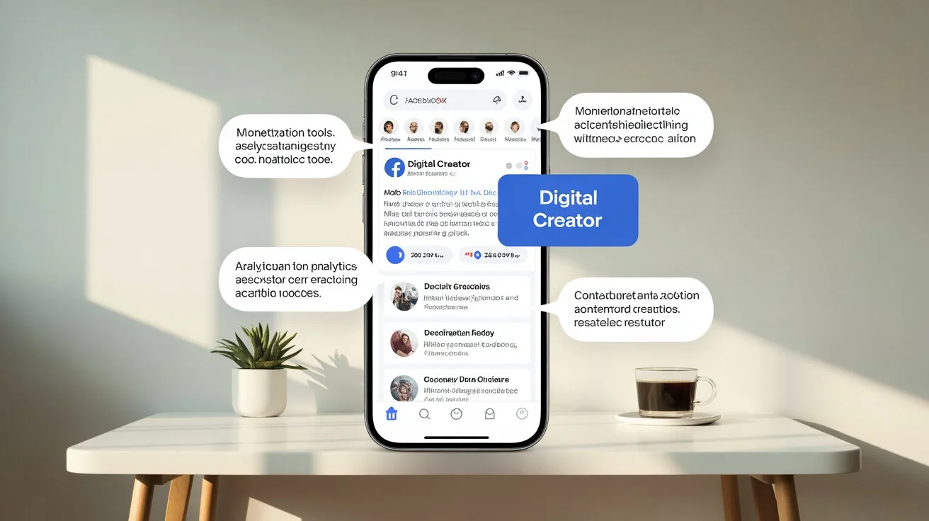 what does digital creator mean on facebook