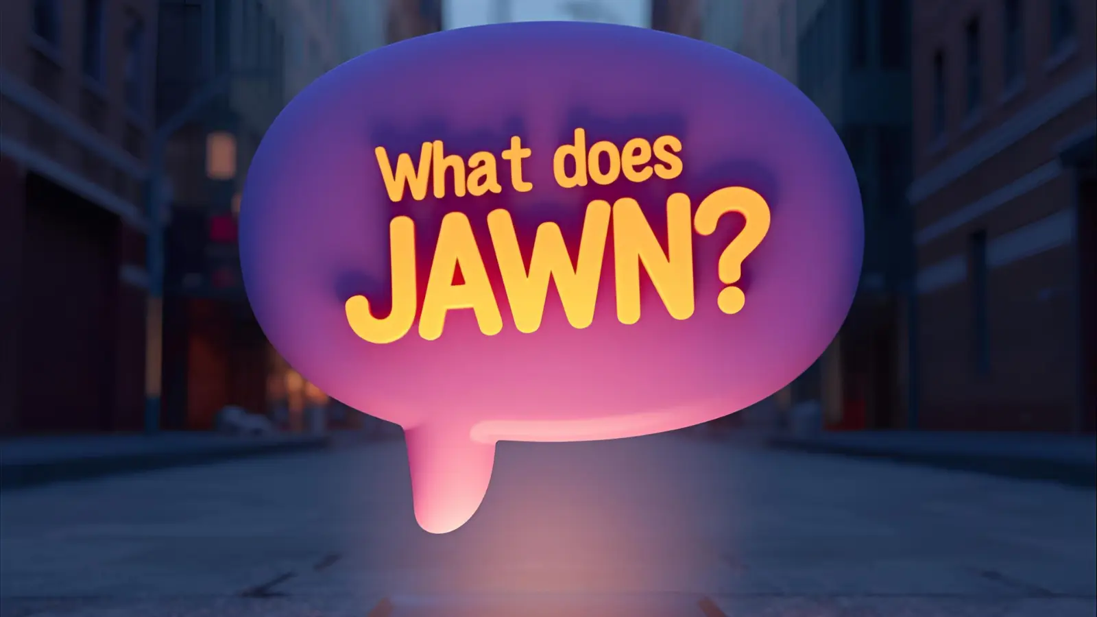 what does jawn mean