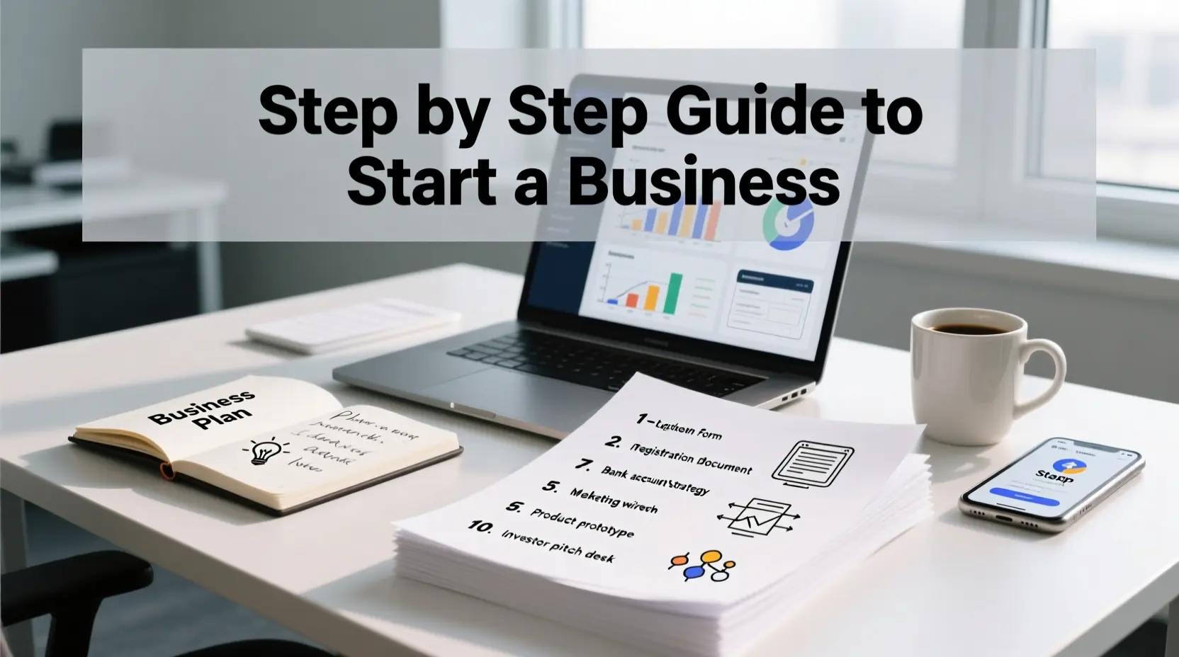 Step by Step Guide to Start a Business